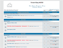 Tablet Screenshot of forum.microclass.pl